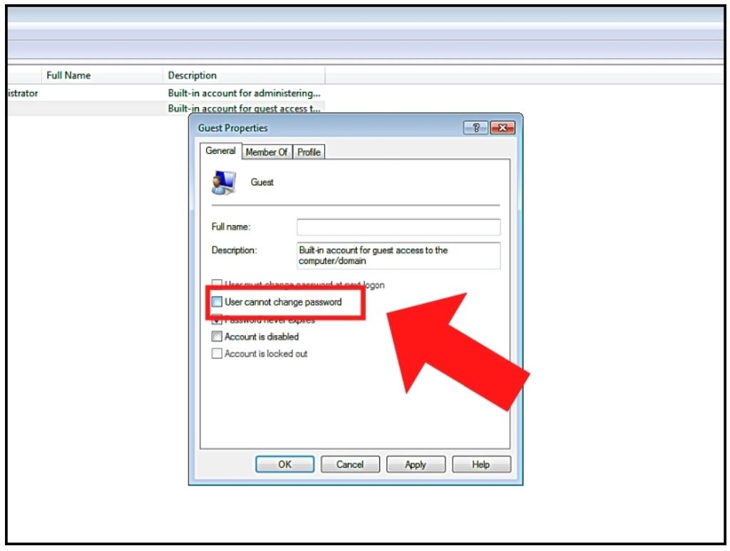 Lỗi máy tính không đổi được mật khẩu và cách khắc phục