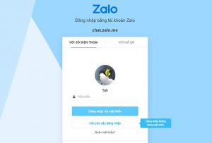 hướng dẫn xử dụng, đăng nhập zalo trên website chi tiết