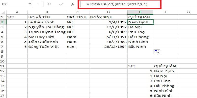 Hàm tra cứu và tham chiếu trong Excel Hàm tra cứu và tham chiếu trong Excel
