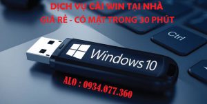 Dịch vụ cài win tại nhà quận 3, uy tín, chuyên nghiệp, giá rẻ có mặt trong 30 phút