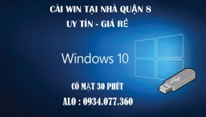 Dịch vụ cài win tại nhà quận 8, nhanh chóng, uy tín, chuyên nghiệp