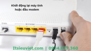 Reset và vệ sinh lại modern wifi