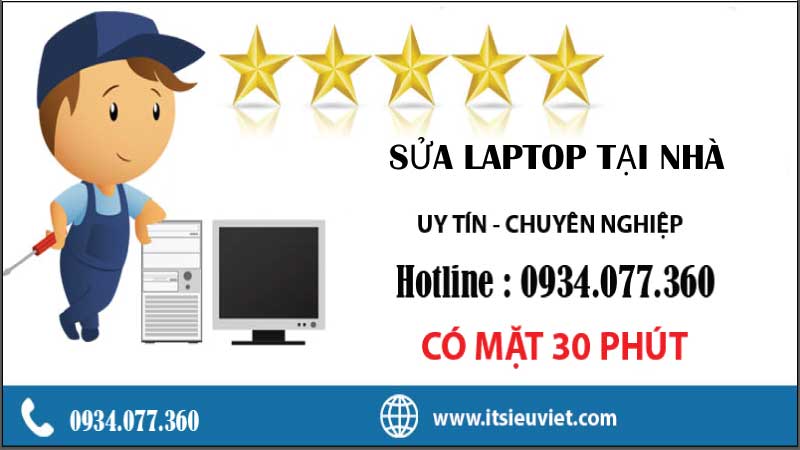 sửa laptop tại quận Tân Phú