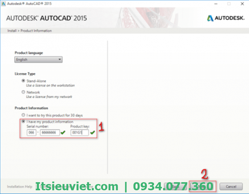 Hướng dẫn cụ thể bước 4 khi cài Autocad 2015 full crack Hướng dẫn cụ thể bước 4 khi cài Autocad 2015 full crack