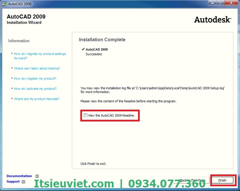 Cài đặt Autocad 2009 chi tiết Cài đặt Autocad 2009 chi tiết