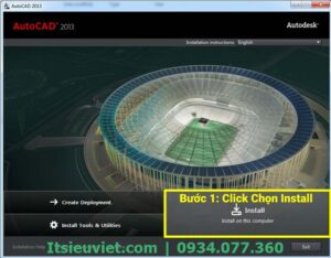 Chọn Install Product