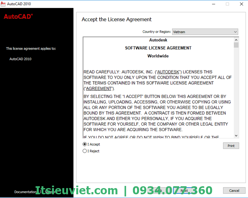 Hướng dẫn cài Autocad 2011 chi tiết