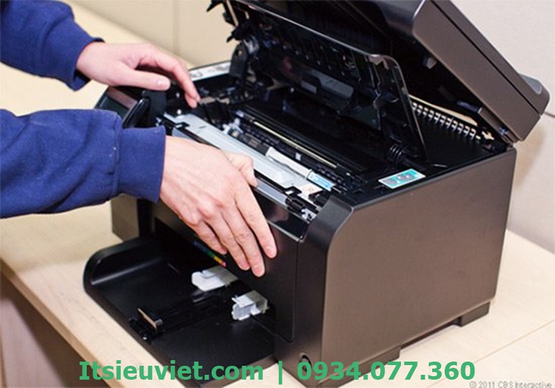 Quy trình sửa máy in tại nhà Thuận An của IT Siêu Việt diễn ra khoa học, nhanh gọn