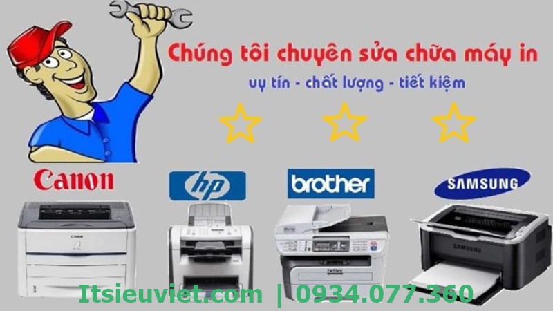 Sửa máy in tại nhà Dĩ An sửa chữa mọi loại máy in hư hỏng chuyên nghiệp, uy tín tại trung tâm sửa chữa hàng đầu IT Siêu Việt