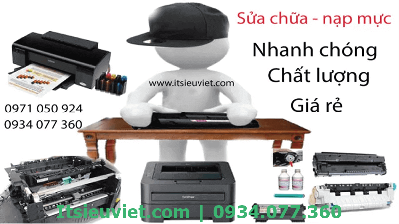 Bạn có thể liên hệ IT Siêu Việt để sửa chữa máy in tại nhà quận Tân Bình