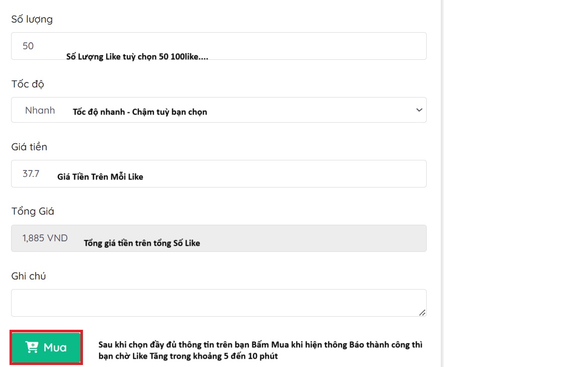 Hướng dẫn tăng like và Comment nhanh chóng dễ dàng