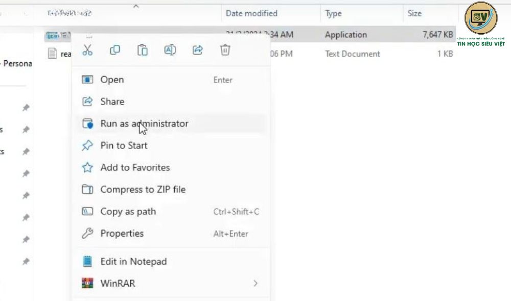 Vào file lúc nảy vừa giải nén tìm file Activate chạy file dưới quyền admin là thành công