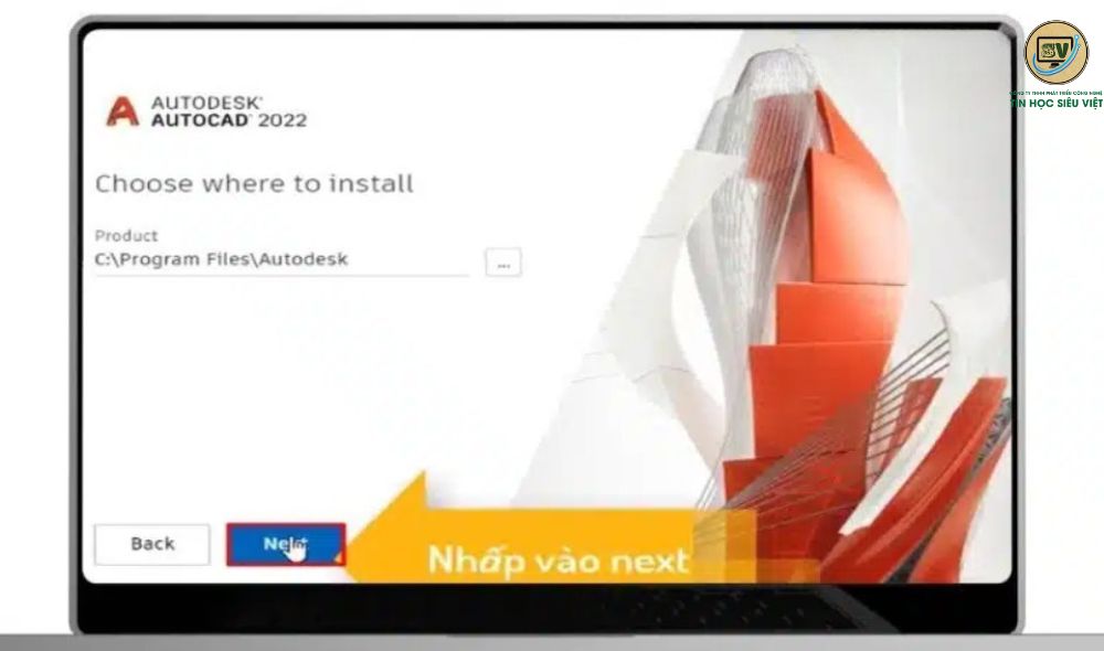 Tiếp tục nhấn Next ở bước cài đặt tiếp theo
