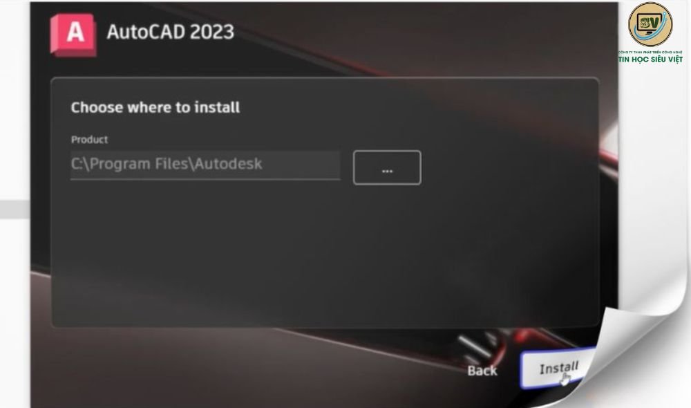 Nhấn Install